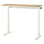 IKEA MITTZON МИТТЗОН, стол / трансф, электрический окл дуб / белый, 140x60 см 695.283.15 фото
