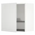 IKEA METOD МЕТОД, навесной шкаф с сушилкой, белый / Стенсунд белый, 60x60 см 694.685.90 фото thumb №1