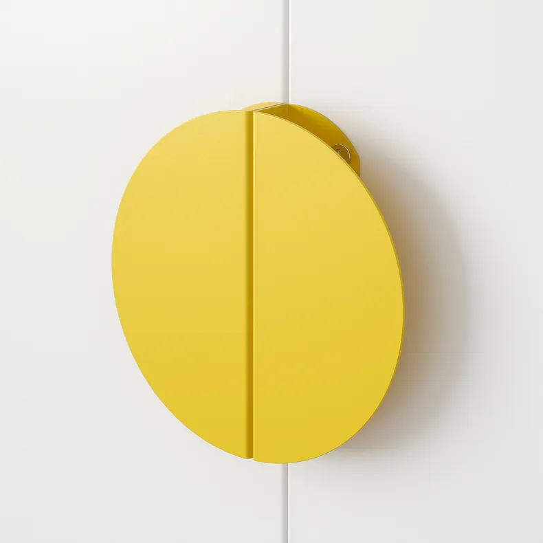 IKEA BEGRIPA БЕГРИПА, ручка, желтый / полукруглый, 130 мм 505.726.00 фото №3