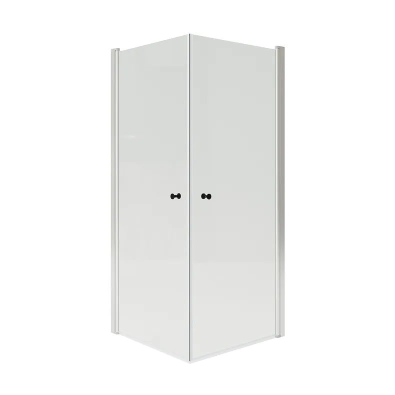 IKEA OPPEJEN ОППЕЙЕН, душевой уголок с 2 дверями / поддоном, 86x86x202 см 194.357.57 фото №1