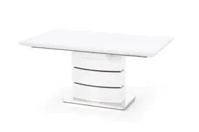 Обідній стіл розкладний HALMAR NOBEL 160-200x90 см білий фото