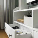 IKEA HAUGA ХАУГА, комбинация для хранения / под ТВ, белый, 277x46x116 см 593.884.38 фото thumb №3