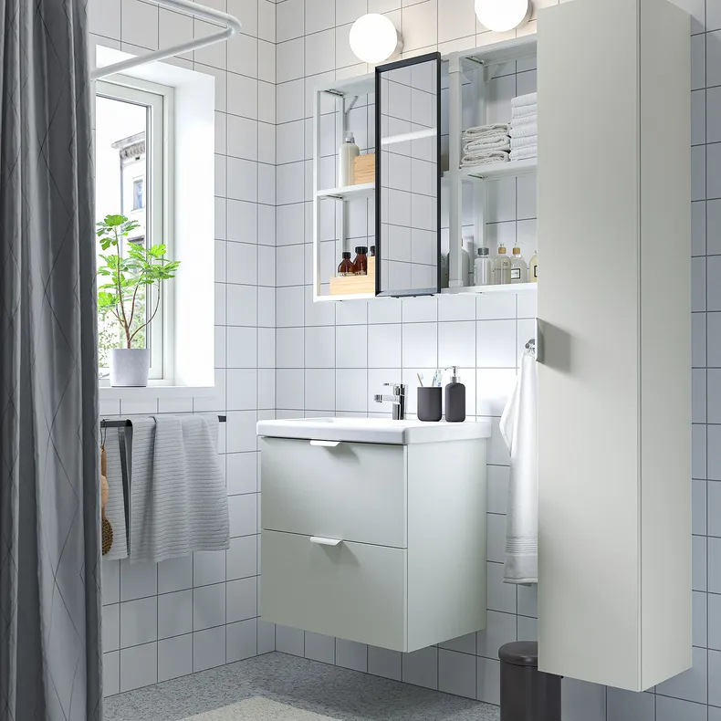 IKEA ENHET ЭНХЕТ, ванная, белый, 64x43x65 см 295.472.74 фото №2