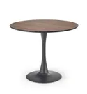 Кухонний стіл HALMAR OLMO 90x90 см, горіх / чорний фото thumb №1