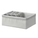IKEA BAXNA БАКСНА, органайзер, серый / белый, 20x26x10 см 004.743.72 фото thumb №2