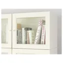 IKEA BILLY БІЛЛІ / OXBERG ОКСБЕРГ, книжкова шафа, білий, 80x30x237 см 692.177.14 фото thumb №3