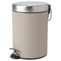 IKEA EKOLN ЭКОЛЬН, мусорное ведро, бежевый, 3 l 704.930.13 фото thumb №1