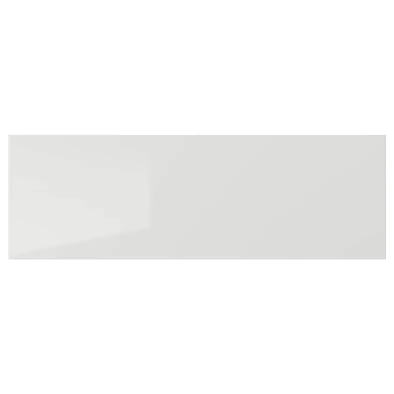 IKEA RINGHULT РИНГУЛЬТ, фронтальная панель ящика, глянцевый светло-серый, 60x20 см 903.271.50 фото №1