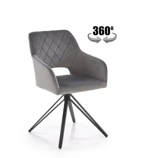 Кухонний стілець HALMAR K535 сірий фото