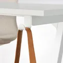 IKEA TROTTEN ТРОТТЕН, письменный стол, белый, 140x80 см 594.295.56 фото thumb №6