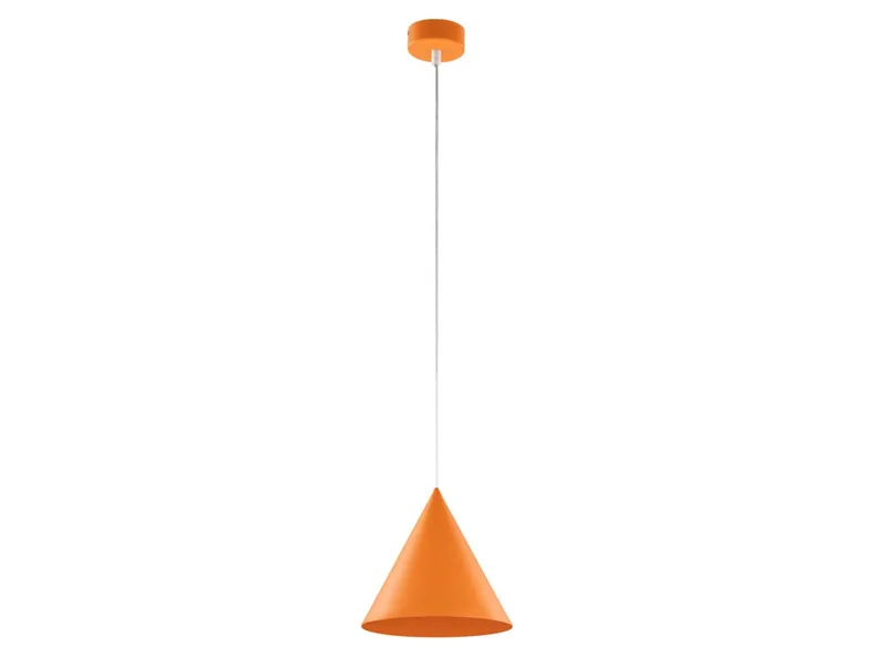 BRW підвісний світильник Cono Orange 19 см металевий помаранчевий 095093 фото №1