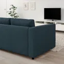 IKEA VIMLE ВИМЛЕ, 3-местный диван-кровать, Темно-синий 895.369.70 фото thumb №3