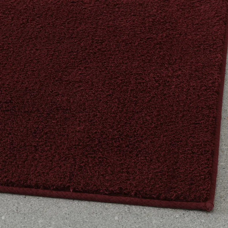 IKEA SÖDERSJÖN СЕДЕРШЕН, килимок для ванної кімнати, насичений червоний, 50x80 см 005.612.51 фото №2