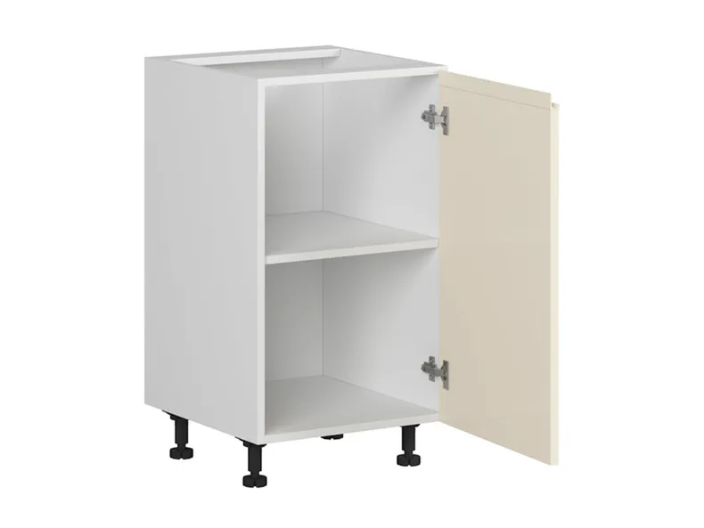 BRW Кухонный базовый шкаф Sole 45 см правый магнолия глянцевый, альпийский белый/магнолия глянец FH_D_45/82_P-BAL/XRAL0909005 фото №3