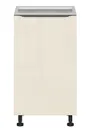 BRW Правосторонний кухонный шкаф Sole L6 45 см магнолия жемчуг, альпийский белый/жемчуг магнолии FM_D_45/82_P-BAL/MAPE фото