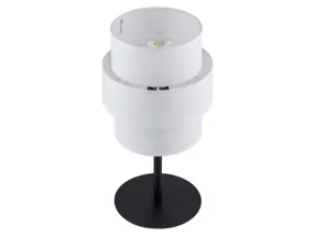 BRW Настільна лампа з білого металу Calisto White 094986 фото