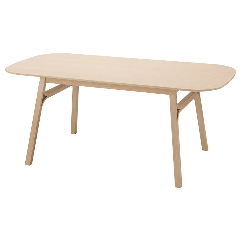 IKEA VOXLÖV ВОКСЛЁВ, стол обеденный, светлый бамбук, 180x90 см 404.343.22 фото №1