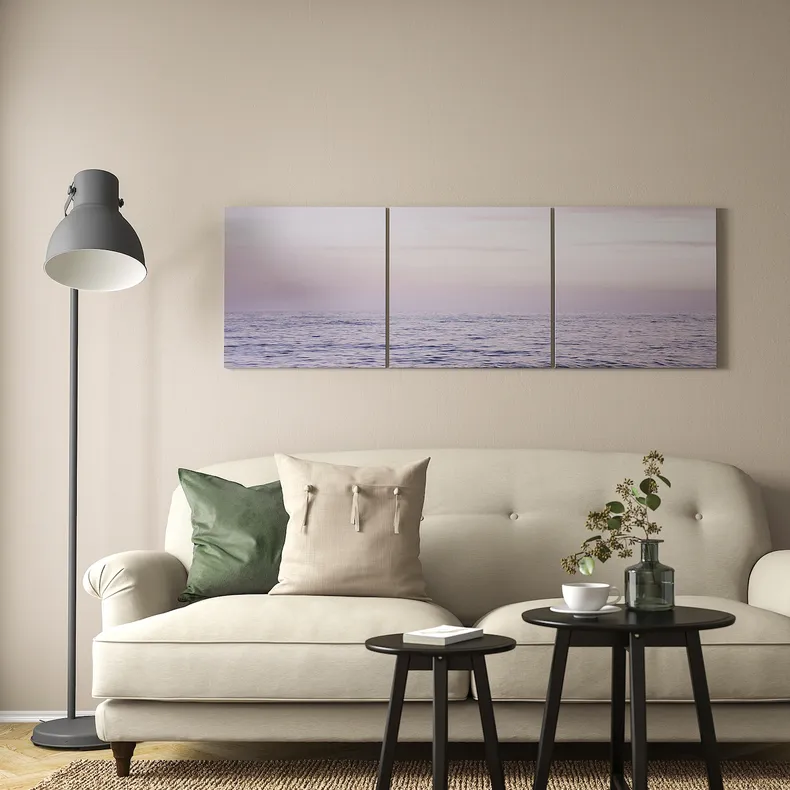 IKEA PJÄTTERYD ПЙЕТТЕРЮД, картина, затухаюче відображення хвиль, 56x56 см 105.680.87 фото №2