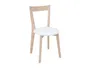 BRW М'яке крісло з екошкіри Ikka біле, Eco Soft 1 Білий/дуб Сонома TXK_IKKA-TX069-1-ECO_SOFT_1_WHITE фото