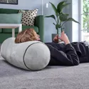 IKEA BLÅSKATA БЛОСКАТА, подушка, у формі циліндра/світло-сірий, 80 см 505.695.13 фото thumb №2
