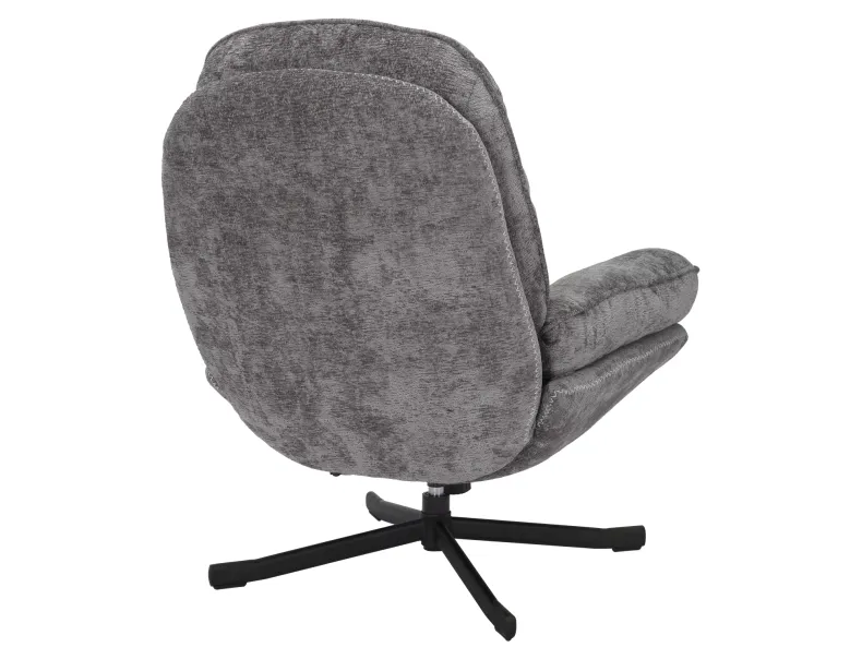 Крісло м'яке поворотне SIGNAL HARPER, тканина: сірий фото №4