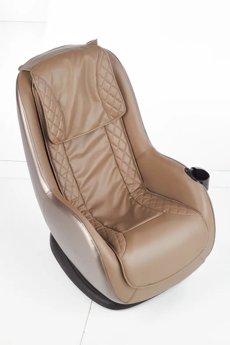 Масажне крісло HALMAR DOPIO екошкіра, бежевий фото №2