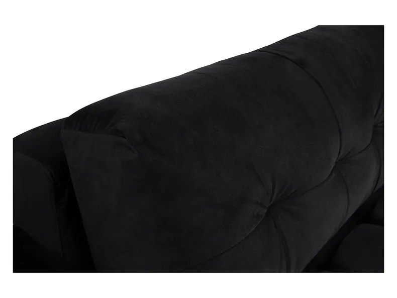 BRW Тримісний диван-ліжко Belmira з ящиком для зберігання велюр чорний, Рів'єра 100 SO3-BELMIRA-LX_3DL-GR1_BA42EC фото №8