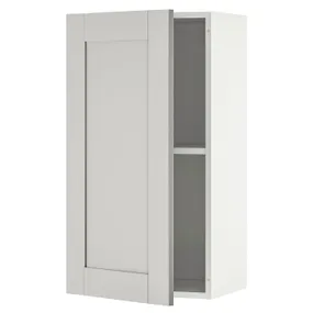 IKEA KNOXHULT КНОКСХУЛЬТ, навесной шкаф с дверцей, серый, 40x75 см 803.267.97 фото