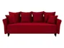 BRW тримісний диван Марія розкладний з велюровим ящиком для зберігання червоний, Рів'єра 61 SO3-MARIA-LX_3DL-G2_BB8815 фото