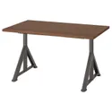 IKEA IDÅSEN ІДОСЕН, письмовий стіл, коричневий / темно-сірий, 120x70 см 492.810.27 фото thumb №1
