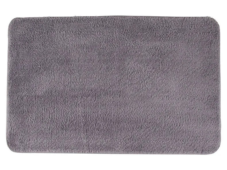 BRW килимок для ванної 45x70 см попелясто-сірий 093542 фото №1