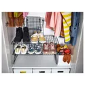 IKEA GREJIG ГРЕЙІГ, полиця для взуття, сірий, 58x27x17 см 403.298.68 фото thumb №8