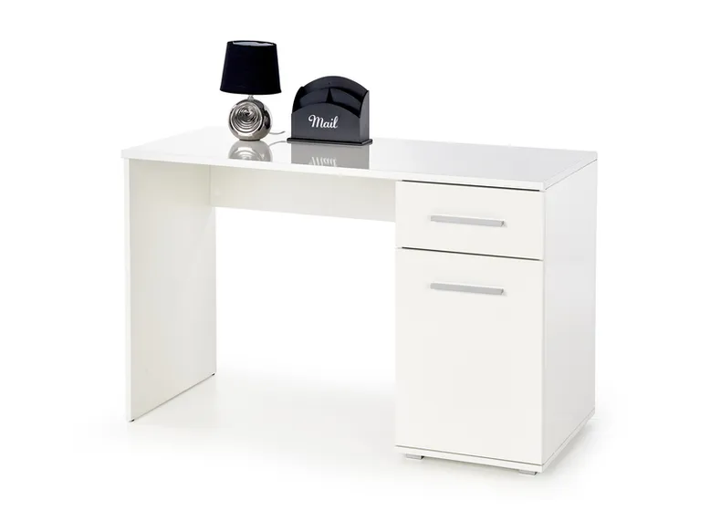 Письмовий стіл HALMAR LIMA B-1 120x55 см білий фото №1