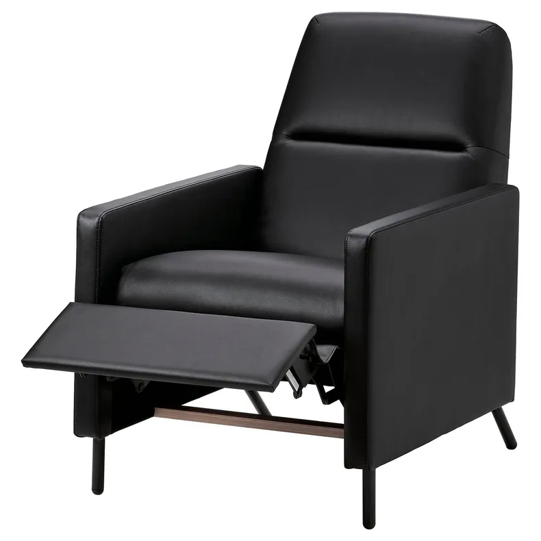 IKEA GISTAD ГІСТАД, крісло розкладне, Бомстад чорний 404.504.25 фото №2