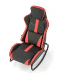Крісло-гойдалка комп'ютерне геймерське HALMAR GAMER, чорний/червоний фото thumb №14