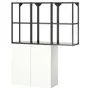 IKEA ENHET ЕНХЕТ, шафа, антрацит / білий, 120x32x150 см 995.480.10 фото