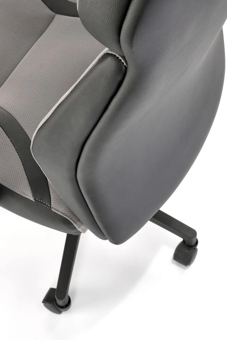 Крісло офісне, комп'ютерне HALMAR CHRONO, сірий/чорний фото №11