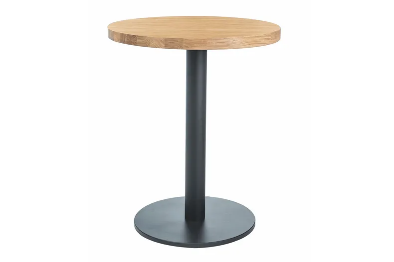 Кухонний стіл SIGNAL PURO, дуб / чорний, 60x60 фото №12