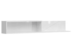 BRW Полиця настінна Forn 156 см біла глянцева, білий глянець POL/160-BIP фото