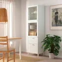 IKEA BESTÅ БЕСТО, комбинация д / хранения+стекл дверц, белое Smeviken / Ostvik / Kabbarp белое прозрачное стекло, 60x42x202 см 993.892.66 фото thumb №6