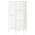 IKEA HÄLLAN ХЭЛЛАН, комбинация для хранения с дверцами, белый, 90x47x167 см 992.495.20 фото thumb №1
