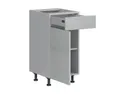 BRW Базовый шкаф Top Line для кухни 40 см левый с ящиком soft-close серый глянец, серый гранола/серый глянец TV_D1S_40/82_L/STB-SZG/SP фото thumb №6