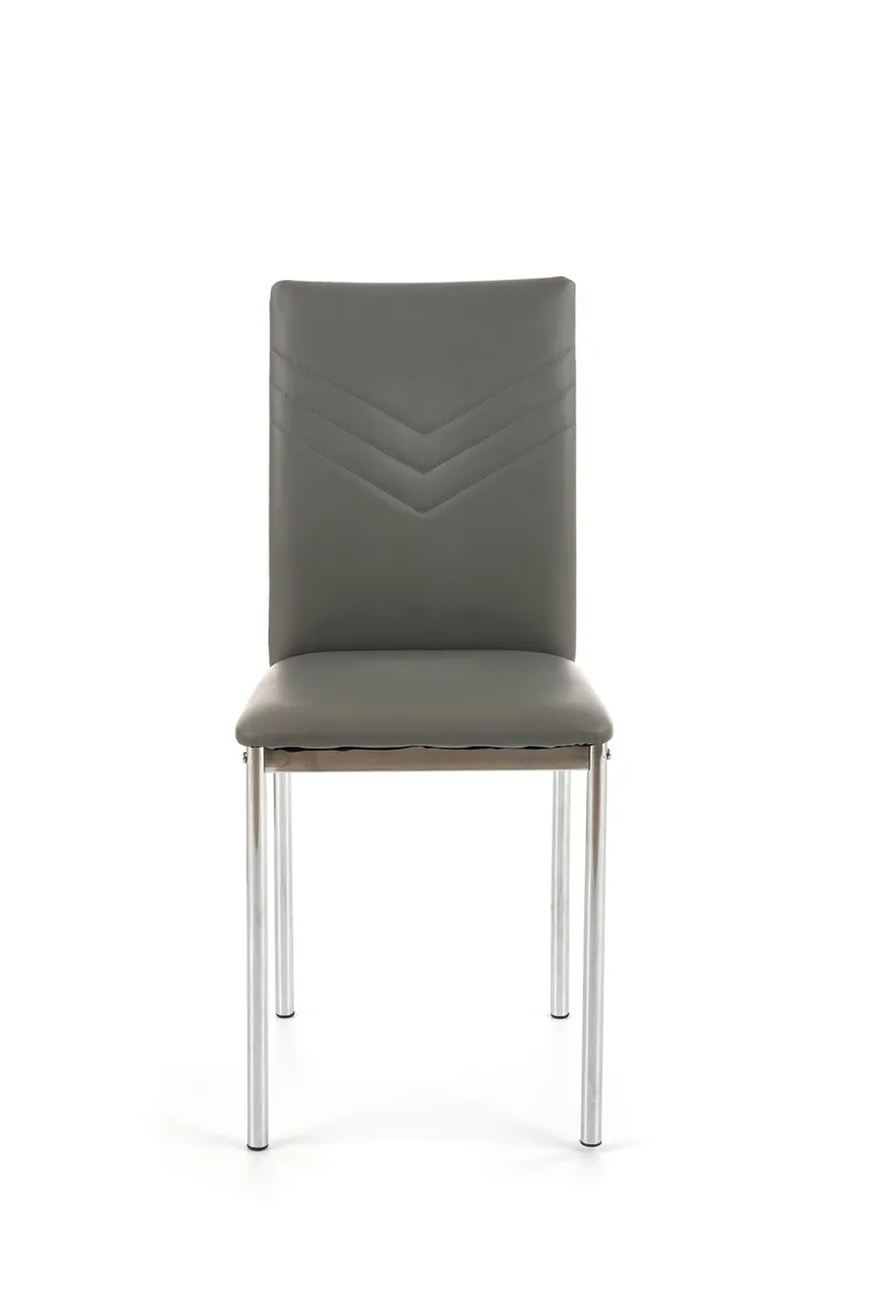 Кухонный стул HALMAR K137 серый, хром фото №5