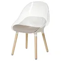 IKEA BALTSAR БАЛЬТСАР, стілець, білий 505.321.43 фото thumb №1
