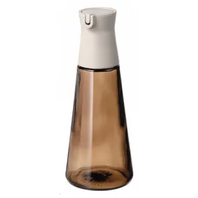IKEA HALVTOM ХАЛВТОМ, бутылка с крышкой с дозатором, стекло/коричневый, 19 см 005.234.62 фото
