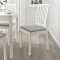 IKEA EKEDALEN ЕКЕДАЛЕН / EKEDALEN ЕКЕДАЛЕН, стіл+4 стільці, білий білий / ОРРСТА світло-сірий, 80 / 120 см 994.829.62 фото thumb №4