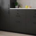 IKEA NICKEBO НИККЕБО, фронтальная панель ящика, Матовый антрацит, 60x40 см 005.377.32 фото thumb №3