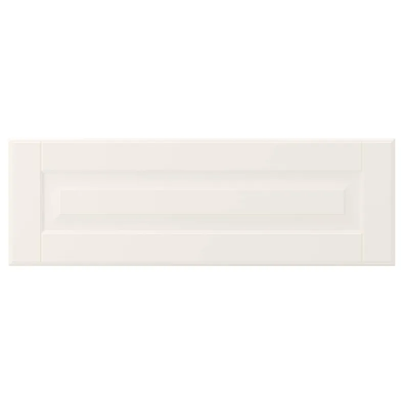 IKEA BODBYN БУДБИН, фронтальная панель ящика, белый с оттенком, 60x20 см 802.082.61 фото №1