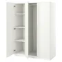 IKEA PAX ПАКС / FORSAND ФОРСАНД, гардероб, комбінація, білий / білий, 150x60x201 см 094.943.04 фото