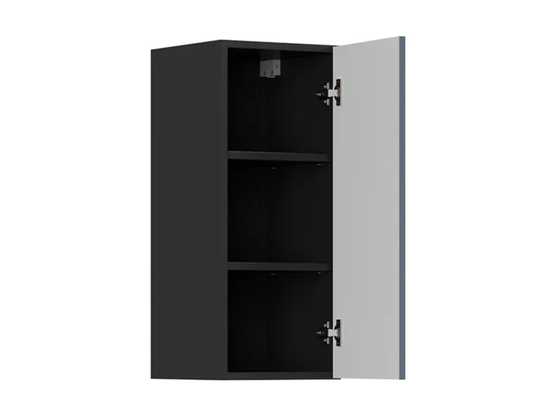 BRW Верхний кухонный шкаф Верди 30 см правый мистик матовый, черный/матовый FL_G_30/72_P-CA/MIM фото №3